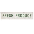 thumbnail image 1 of Large "Fresh Produce"Embossed Metal Wall Sign, 1 of 1