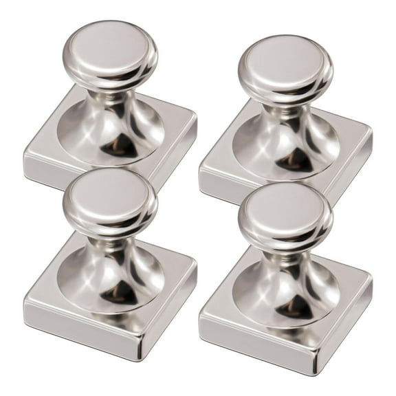 Large Fridge Magnets, Refrigerator Magnets, Whiteboard Magnets, Heavy Duty Powerful Magnetic Push Pin Hooks for Kitchen, Locker, Office, School, Adults, Pack of 4