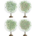 thumbnail image 1 of Large Fruit Trees Netting Zipper - 4Pcs 5X5 FT with Drawstring Bird-Proof,Durable Mesh Covers for Blueberry,Apple,Pear,Peach,Orange Trees&Tomato Plants Bug Insect Protection Cover (4, 5x5 ft), 1 of 8