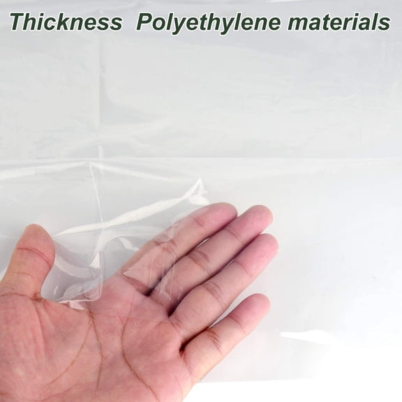 Large Furniture Cover Poly Storage Bag Heavy Duty Sofa Slipover for Moving Long Term Storage 110" x 72", 2 Set
