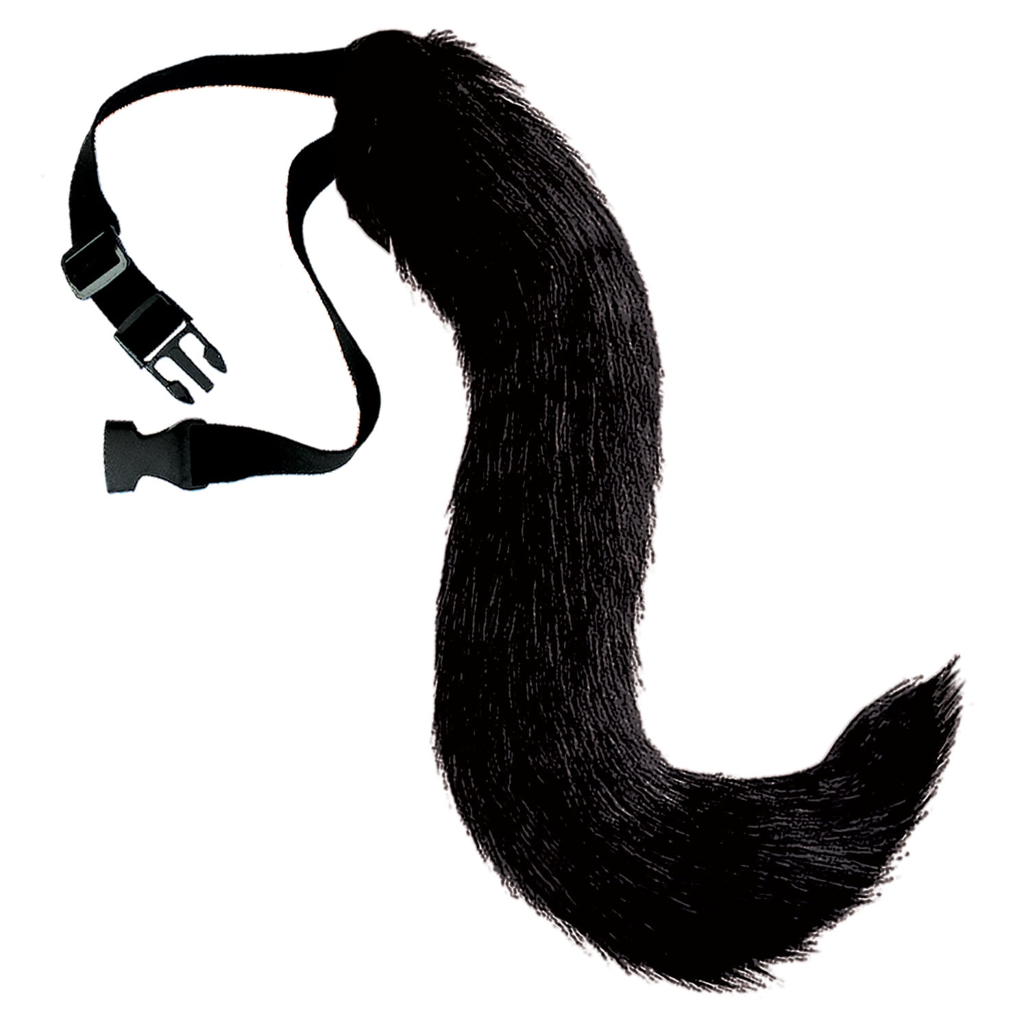 メーカー 一覧 Large Furry Long Fur Faux Accessory. Costume Tail Cat Black コスチューム