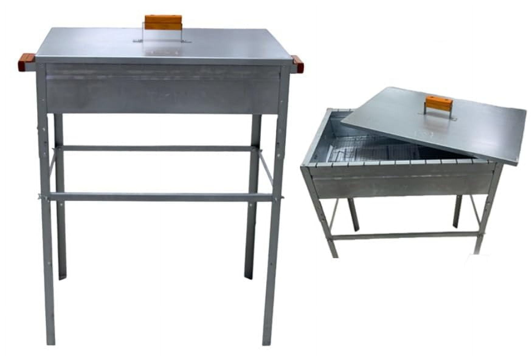 Large Galvanized Barbecue Street Outdoor Charcoal Grill Mangal Kabob Mexican