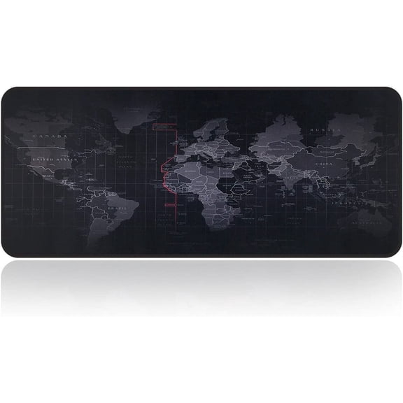 Large Gaming Mouse Map Pad with Nonslip Base-31.5x11.8x0.15 Inch|Extended XXL Size, Heavy|Thick, Comfy, Foldable Mat for Desktop, Laptop, Keyboard& More|Enjoy Precise & Smooth Operating Experience