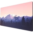 thumbnail image 1 of Large Gaming Mouse Pad (31.5×15.7), Non-Slip Rubber Base and Reinforced Lock Edges, XXL Extended Mousepad for Work, Game, Desk mat, Desktop Decoration | Dusk Mountain, 1 of 4
