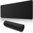 thumbnail image 1 of Large Gaming Mouse Pad 31.5 X 11.8 Inch, Extended XXL Mousepad with Stitched Edge,Non-Slip Rubber Base,Waterproof Computers Mouse Mat for Office,Home,Black, 1 of 6