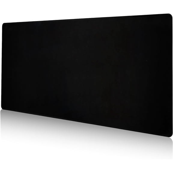 Large Gaming Mouse Pad,Black Desk Mat,Non-Slip Base and High Density Stitched Edges,Desk Pad Protector Suitable for Home and Office(31.5''''x11.8'''')