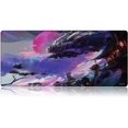 thumbnail image 1 of Large Gaming Mouse Pad,Computer Laptop Keyboard XXL Mouse Mat,Durable Non-Slip Rubber Base and Waterproof Smooth Surface Desk Pad(90x40 B23line), 1 of 6