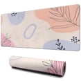 thumbnail image 1 of Large Gaming Mouse Pad: Enhance Gaming Precision - Abstract Art Design, Waterproof, Non-Slip Base - Modern Boho Leaves - Perfect Office Laptop Accessory - Extended Desk Pad - 31.5 X 11.8 Inch, 1 of 7