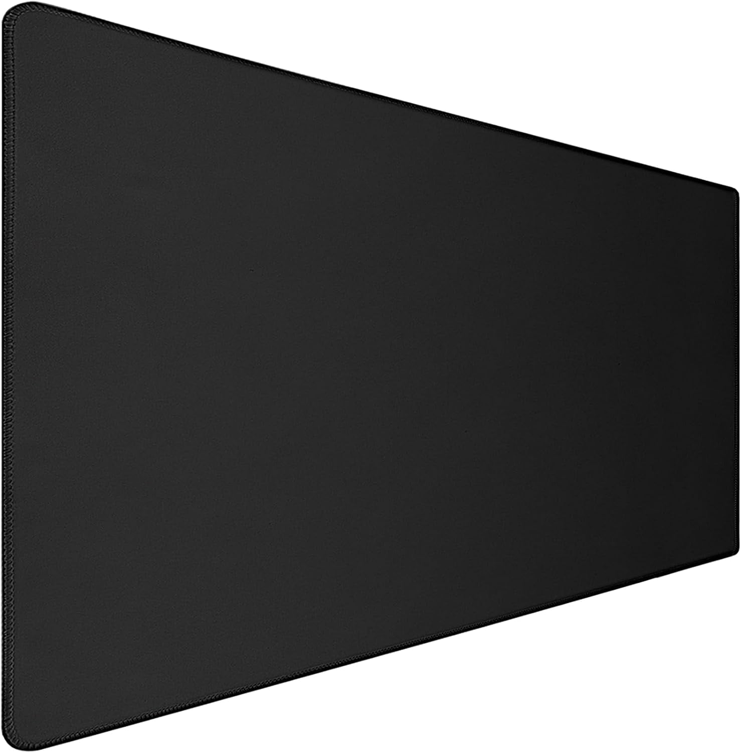 Large Gaming Mouse Pad with Extended Stitched Edges, (31.5X15.7 Inch) Durable Non-Slip Natural Rubber Base, Waterproof Keyboard Computer Mousepad for Esports Pros/Gamer/Desktop/Office/Home, Black
