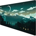 thumbnail image 1 of Large Gaming Mouse Pad, Extended XXL Desk Pad & Non-Slip Rubber Mat for Mice and Keyboard with Stitched Edges, 1 of 6