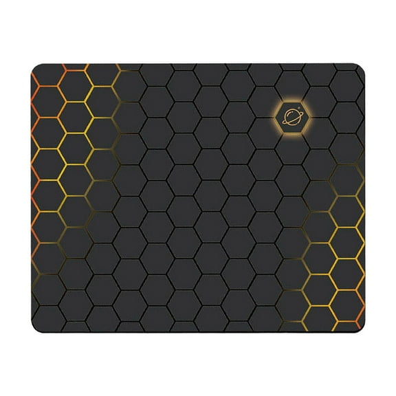 Large Gaming Mouse Pad with Non-Slip Rubber Base, High-Density Desk Mat for Office and PC Use, Black Square Pad with Enhanced Comfort and Waterproof Coating