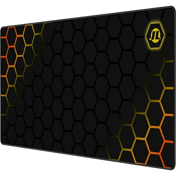Large Gaming Mouse Pad with Personalized Design, Extended Mousepad with Superior Micro-Weave Cloth, Comfortable Keyboard Pad, Desk Mat for Gamer, Office & Home, 35.4 x 15.7 inches