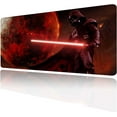 thumbnail image 1 of Large Gaming Mouse Pad Red Custom Mouse Pads,Mousepad with Anti-Slip Rubber Base and Stitched Edges Mouse Mat,Big Desk Pad for Computer Keyboard,Office Desk Mat for Desktop,31.5x15.7 Inches, 1 of 13