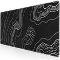 thumbnail image 1 of Large Gaming Mouse Pad with Seam Edge, Anti-Slip Extended Mouse Pad with Micro-Weave Cloth Surface,Waterproof Keyboard Pad, Desk Pad for Gamer Office Home XL 31.5" x 11.8" Contour, 1 of 6