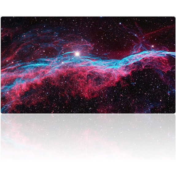 Large Gaming Mouse Pad XXL Extended Mat Desk Pad Mousepad Long Non-Slip Rubber Mice Pads Stitched Edges 35.4\u201dx15.7\u201d (022colorful)