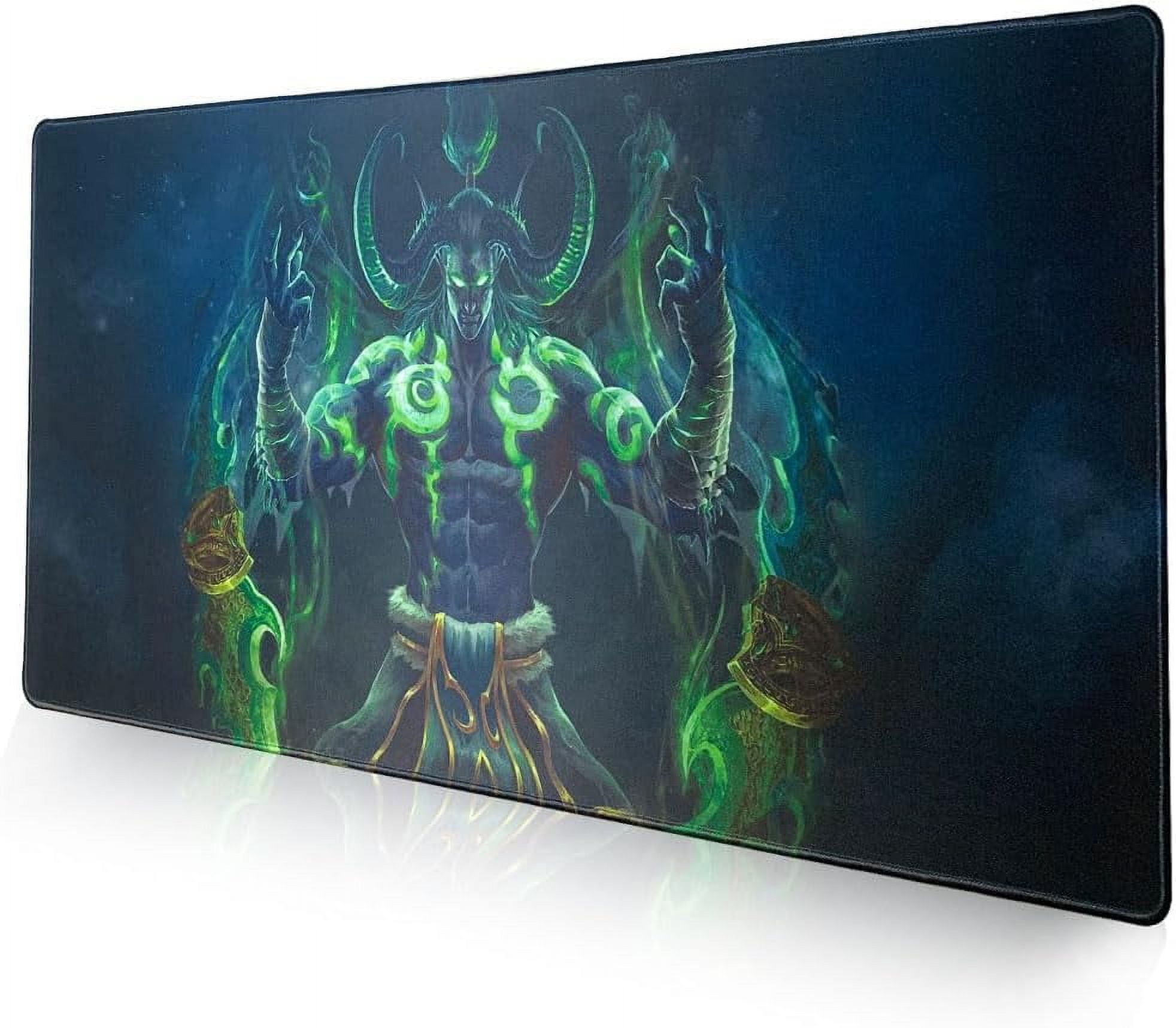 Large Gaming Mouse Pad XXL Extended Mat Desk Pad Mousepad Long Non-Slip Rubber Mice Pads Stitched Edges for Home and Office 35.4" x15.7"x0.1" Sttarcraft