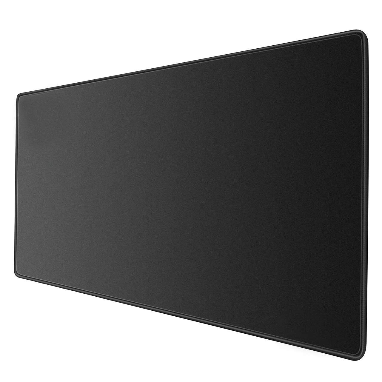 Large Gaming Mouse Pad  Xxl Desk Mousepad With Stitched Edges Non-slip Base For Gamer Office & Home Classic Black