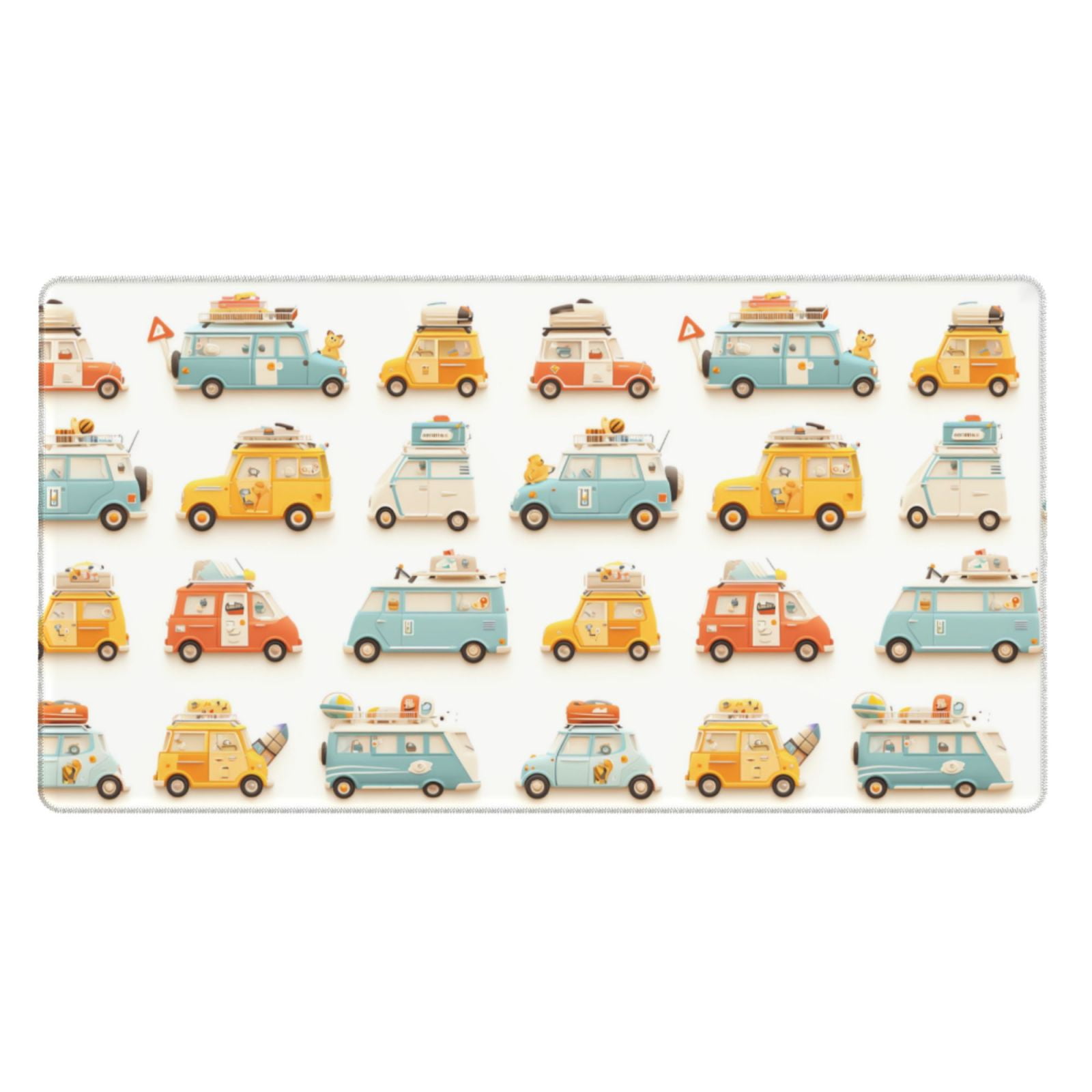 Large Gaming Mouse Pad - cute cartoon SUV car Non-Slip Rubber Base Desk ...