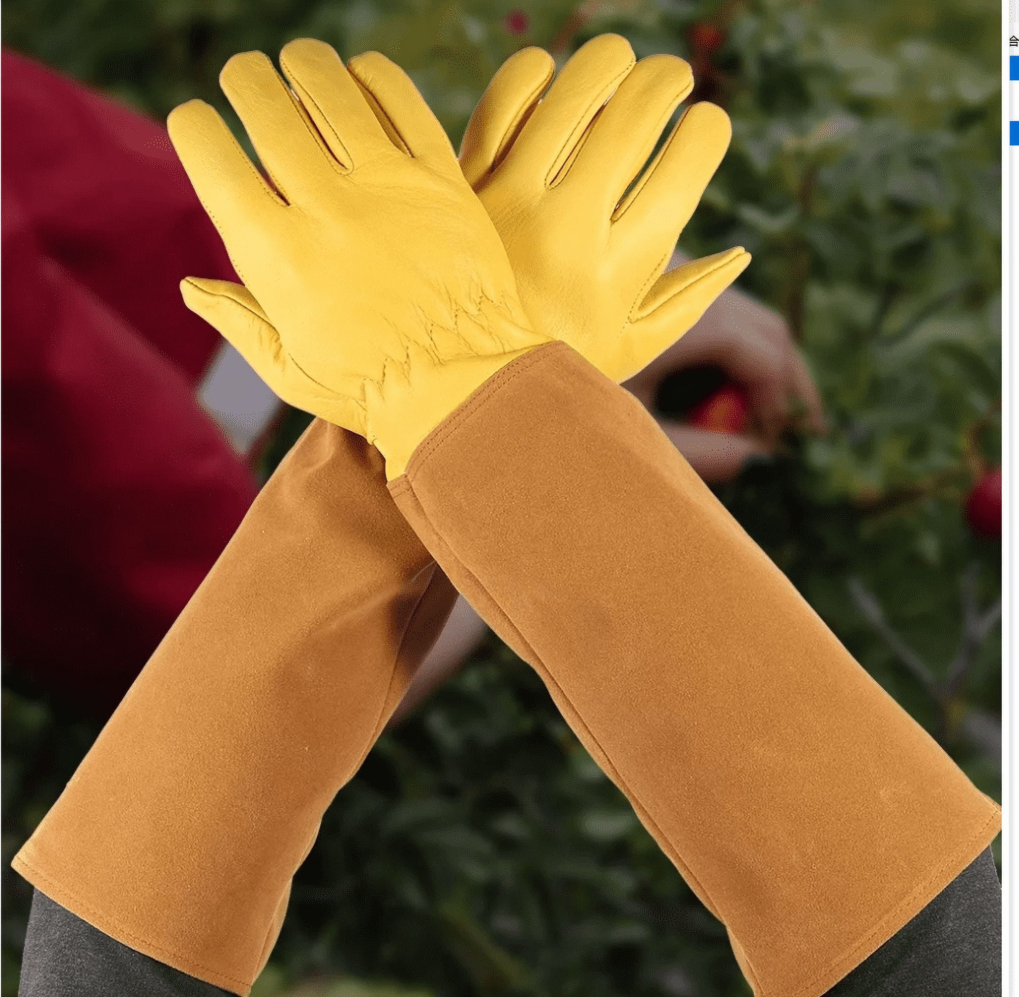 Large Garden Gloves For Women And Men Rose Pruning Gloves Thorn Proof