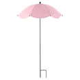thumbnail image 1 of Large Garden Parasol with Plant Stake | Outdoor Sun & Rain Protection Umbrella for Potted Plants | Durable Rubberized Cloth & Metal Frame | Spacious Shade Cover | Easy Installation, 1 of 5
