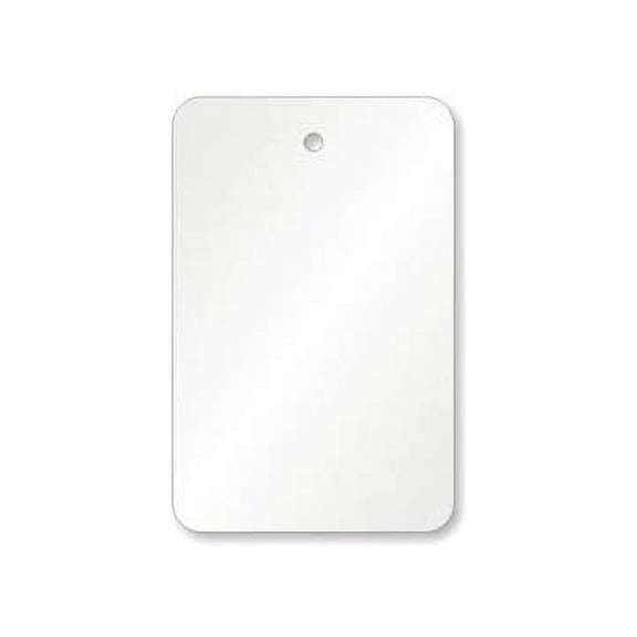 Large Garment Tag, 2-7/8" x 1-3/4", Blank, No Strings, White 1.75" x 2.875" 500 Tags/PK