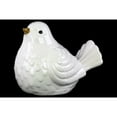 thumbnail image 1 of Large Gazing Plump Bird Figurine - White - Benzara, 1 of 1