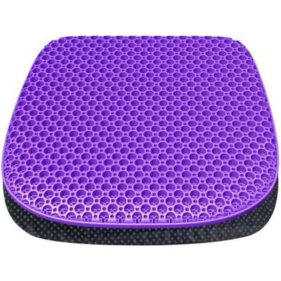 Large Gel Seat Cushion for Long Sitting with Non-Slip Cover,Soft & Breathable,Seat Cushion for Chair,Car,Office,Desk Chair,Wheelchair (17" x 15")