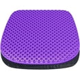thumbnail image 1 of Large Gel Seat Cushion for Long Sitting with Non-Slip Cover, Soft & Breathable, Seat Cushion for Chair, Car, Office, Desk Chair, Wheelchair (17" x 15"), 1 of 4