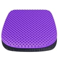 thumbnail image 1 of Large Gel Seat Cushion for Long Sitting with Non-Slip Cover, Soft & Breathable, Seat Cushion for Chair, Car, Office, Desk Chair, Wheelchair (17" x 15"), 1 of 8
