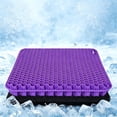 thumbnail image 1 of Large Gel Seat Cushion for Long Sitting, Soft Breathable Design, Pressure Relief Cushion for Office Chair, Wheelchair & Car, 1 of 5