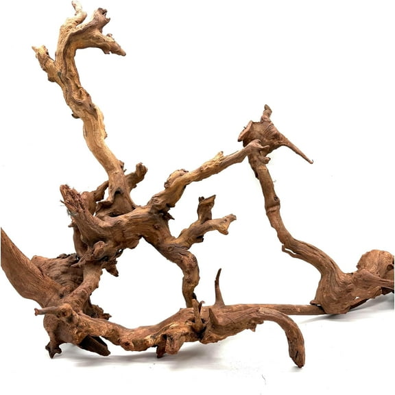 Large Generic Natural Coral Wood Branch Decoration, Brown Driftwood, 10 Inch, Waterproof, for Aquarium Terrarium Fish Tank, Reptile Climbing 12-24 inch 2Pc