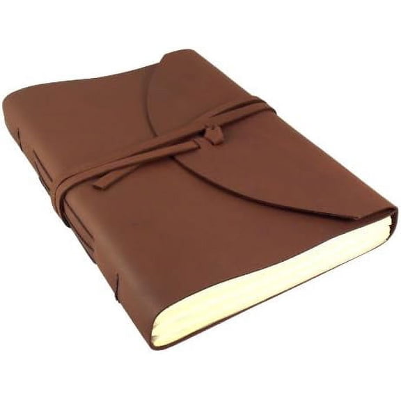 Large Genuine Leather Legacy Photo Album with Gift Box - 9"x 12" - Scrapbook Style Pages - Holds 200 4x6" or 5x7" Photos$$Home Decor, Kitchen, & Other