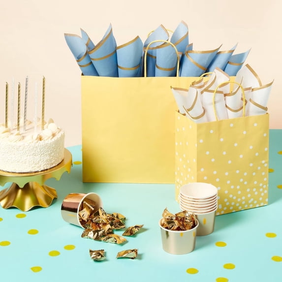 Large Gift Bag Yellow -