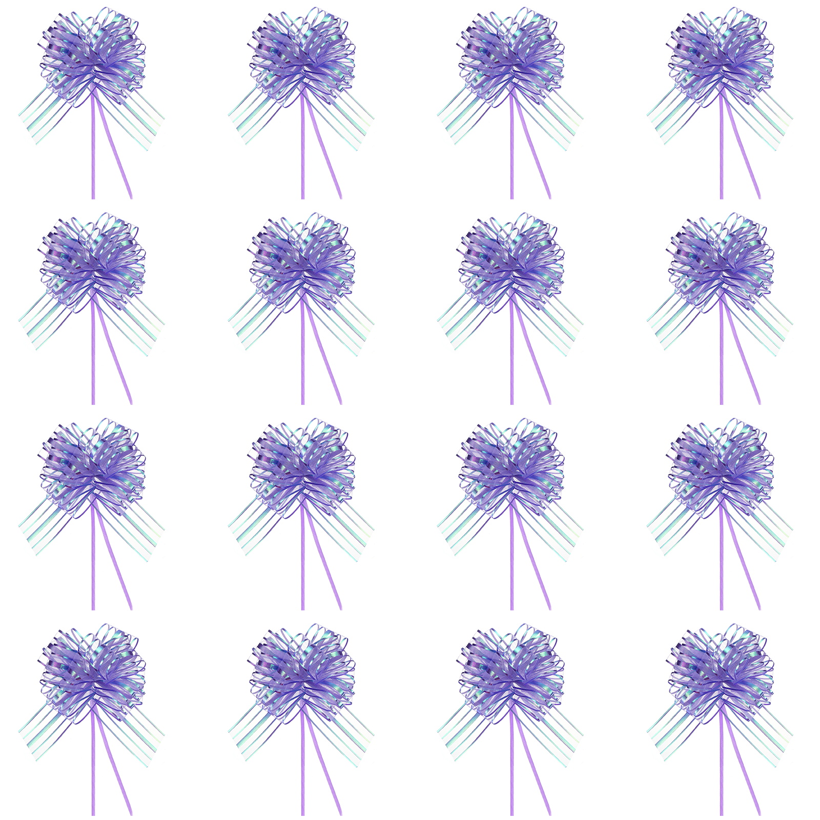 Large Gift Bow 7.5x5.9 Inch, 20 Pcs  Pull Bows for Gift Wrapping Present Wedding Valentine's Day, Dark Purple