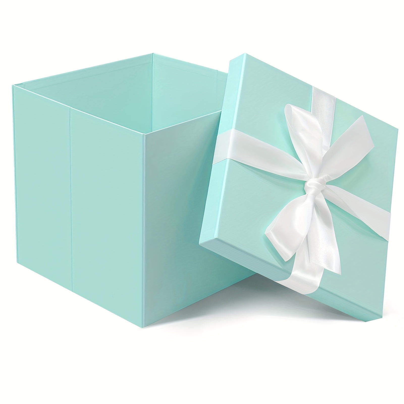Large Gift Box 10x10x10 Inches,Blue Gift Boxes for presents,Birthday ...