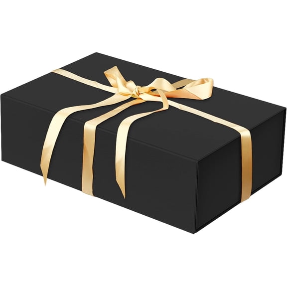 Large Gift Box 13.8 x 9 x 4.3 Inches with Ribbon and Magnetic Closure for Luxury Packaging