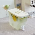 thumbnail image 1 of Large Glass Beverage Dispenser with Spigot for Refrigerator - 2 Gallon Cold Drink Pitcher for Iced Tea, Lemonade & Fruit Infused Water, Easy-Pour Faucet for Parties & Family Gatherings NAJKZA, 1 of 8