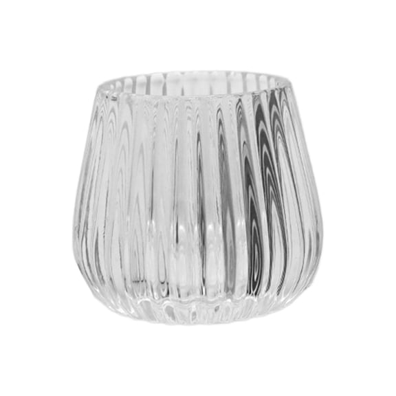 Large Glass Candle Holder, Pinecone Glass Candle Cup, for Table Centerpieces Wedding Home Decor