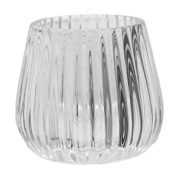 Large Glass Candle Holder, Pinecone Glass Candle Cup, for Table Centerpieces Wedding Home Decor