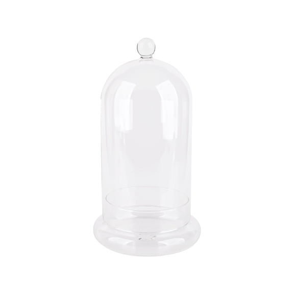 Large Glass Cloche with Base by Ashland - Spring Home Decor