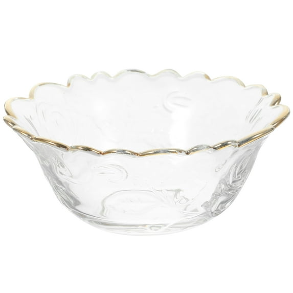 Large Glass Serving Bowl Salad Bowl Dessert Fruit Bowl Elegant Snacks Dessert Serving Bowl
