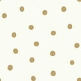 thumbnail image 1 of Large Gold Dot Peel and Stick Wallpaper, 1 of 9