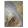 thumbnail image 1 of Large Gold Foil Decor Abstract Hand Painted Oil Painting Big Wall Art Handmade On Canvas Shiny Textured Artwork For Home Decor, 1 of 8