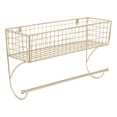 thumbnail image 1 of Large Gold MetalFarmhouse Towel Rack 17.75x5.5x9.8, 1 of 3