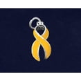 thumbnail image 1 of Large Gold Ribbon Awareness Charm, 1 of 2