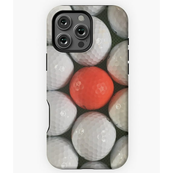 Large Golf Flower Design Phone Case for iPhone 16 15 14 13 12 11 Pro Max