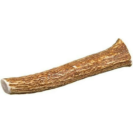 Large Grade A Deer Antlers for Dogs, Naturally Shed Deer Antlers, Organic Deer Antlers, All Natural Deer Antler Chews, Naturally Shed in The USA - Deer Antlers for Dogs (Size: Large) CZ Grain