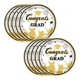thumbnail image 1 of Large Graduation Celebration Plates 10 Pack, Disposable Paper Plates for Big Parties, Themed Dinner Plates for Graduation Festivities and Group Gatherings, 1 of 6