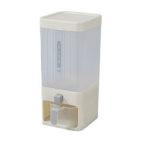 Large Grain Storage Container with Secure Lid and Dispensing Function Cylinder Design for Kitchen Pantry Organization Rice Cereal Bean and Dry Food Preservation Solution