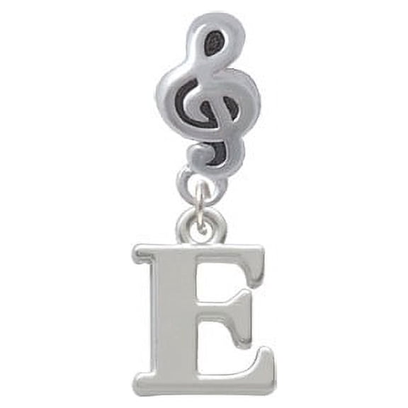 Large Greek Letter - Epsilon - Clef Note Charm Bead